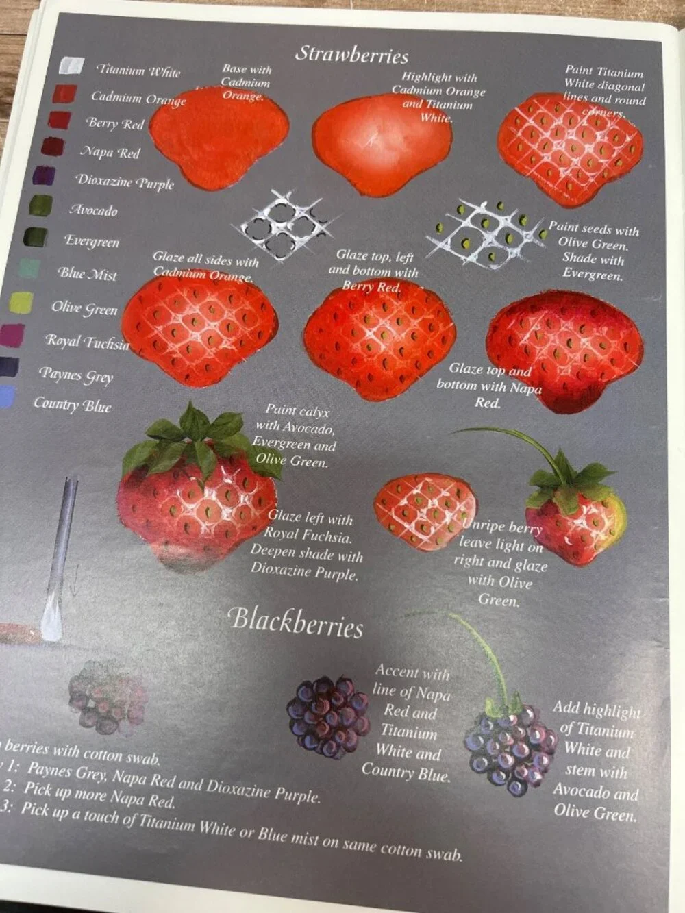 Grans Workbook By Ros Stallcup Painting Techniques & Tutorials